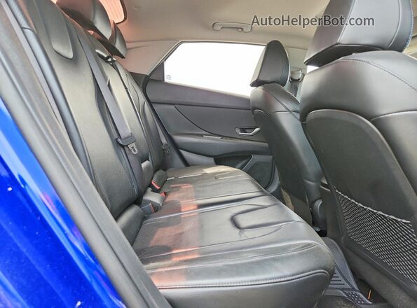 KMHLP4AG1PU405875 2023 HYUNDAI ELANTRA Blue Widok tylnych siedzeń