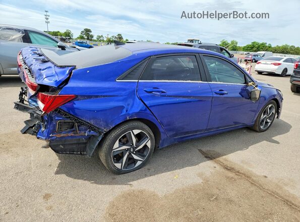 KMHLP4AG1PU405875 2023 HYUNDAI ELANTRA Blue Tył prawy