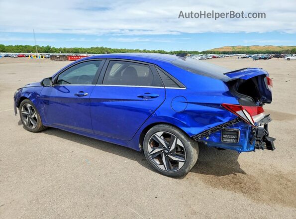 KMHLP4AG1PU405875 2023 HYUNDAI ELANTRA Blue Tył lewy