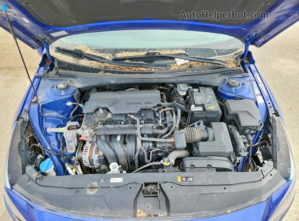 KMHLP4AG1PU405875 2023 HYUNDAI ELANTRA Blue Widok wnętrza z tyłu
