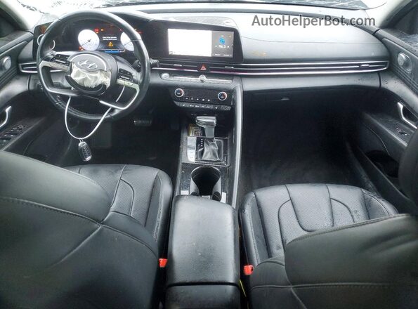 KMHLP4AG2NU333937 2022 HYUNDAI ELANTRA Gray Dashboard view