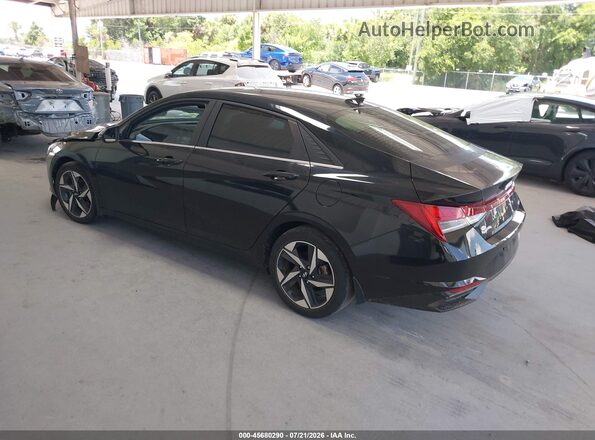 KMHLP4AG2PU532179 2023 HYUNDAI ELANTRA Black Rear left