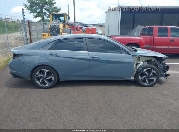 KMHLP4AG3PU371566 2023 HYUNDAI ELANTRA Gray Սալոնի 360 աստիճան տեսք