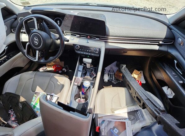 KMHLP4AG3PU406624 2023 HYUNDAI ELANTRA Gray Widok deski rozdzielczej
