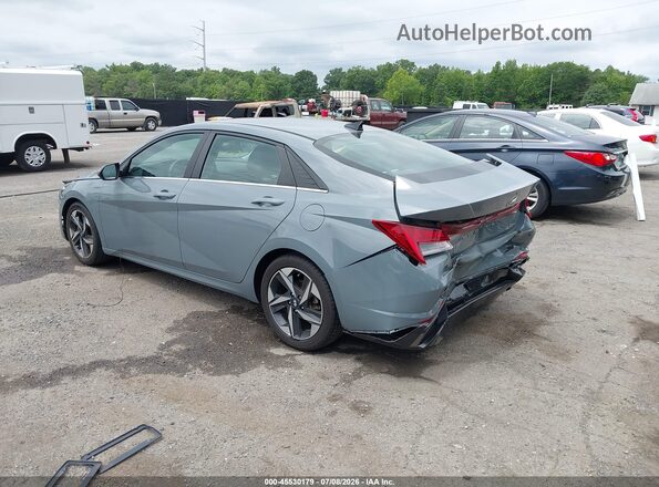 KMHLP4AG4MU134113 2021 HYUNDAI ELANTRA Blue Հետևի ձախ