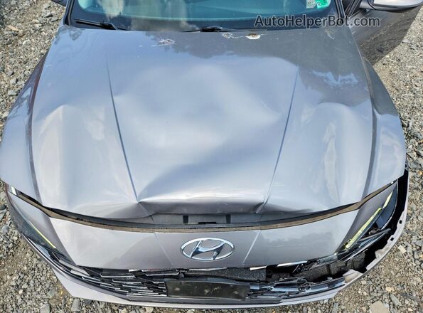 KMHLP4AG5MU112265 2021 HYUNDAI ELANTRA Gray Սալոնի հետևի տեսք