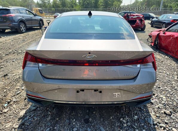 KMHLP4AG5MU112265 2021 HYUNDAI ELANTRA Gray Հետևի տեսք