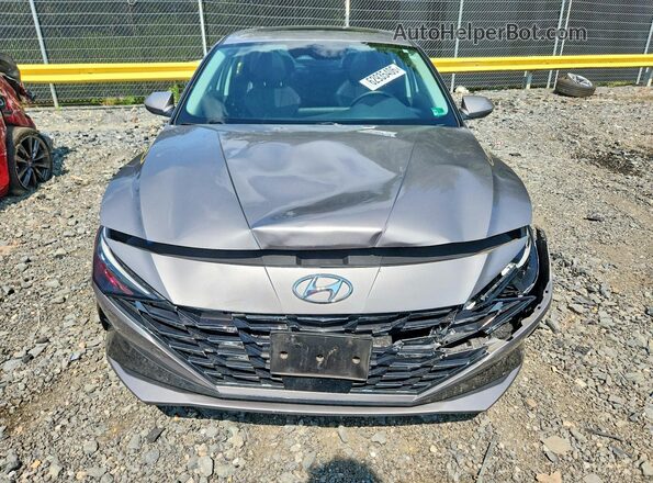 KMHLP4AG5MU112265 2021 HYUNDAI ELANTRA Gray Դիմացի տեսք