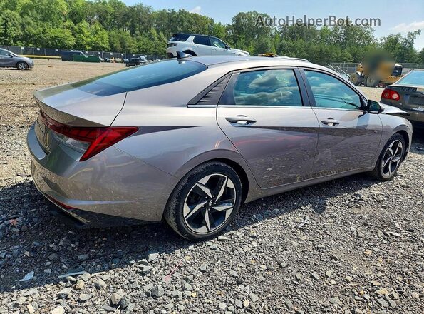 KMHLP4AG5MU112265 2021 HYUNDAI ELANTRA Gray Հետևի աջ
