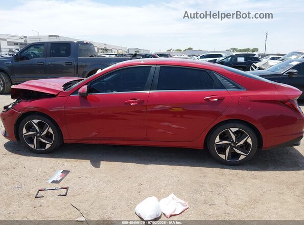 KMHLP4AG5PU371472 2023 HYUNDAI ELANTRA Red სალონის 360-გრადუსიანი ხედი