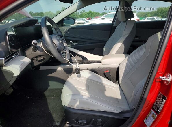KMHLP4AG5PU481454 2023 HYUNDAI ELANTRA Red Vista interior delantera