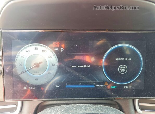 KMHLP4AG5PU481454 2023 HYUNDAI ELANTRA Red Vista del cuadro de instrumentos