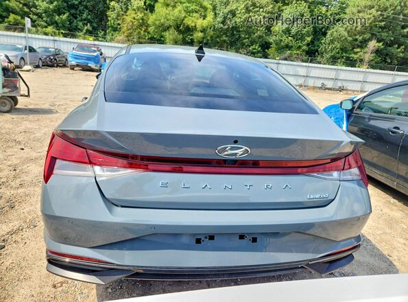 KMHLP4AG7PU454577 2023 HYUNDAI ELANTRA Gray Widok z tyłu