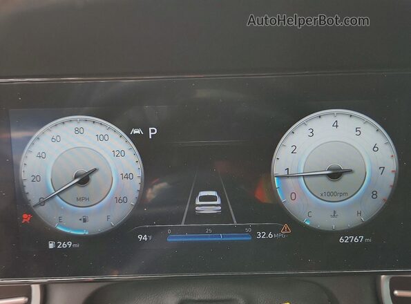 KMHLP4AG7PU454577 2023 HYUNDAI ELANTRA Gray Widok zestawu wskaźników
