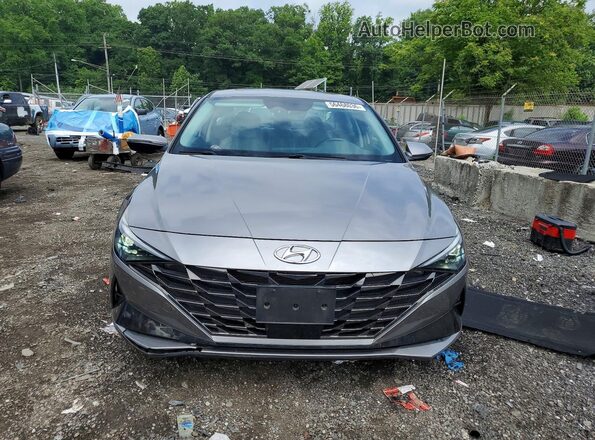 KMHLP4AG9MU071543 2021 HYUNDAI ELANTRA Gray Դիմացի տեսք