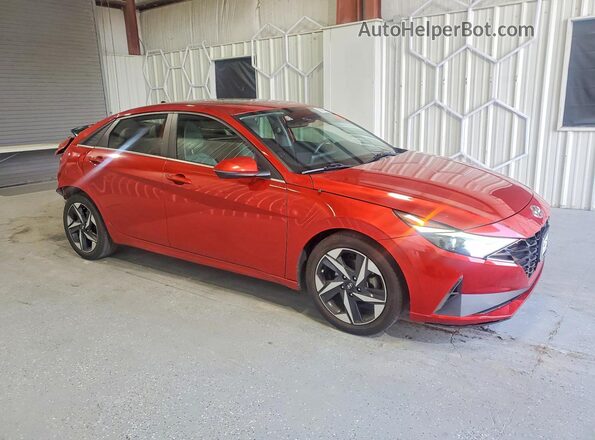 KMHLP4AG9MU153370 2021 HYUNDAI ELANTRA Красный Передняя правая четверть