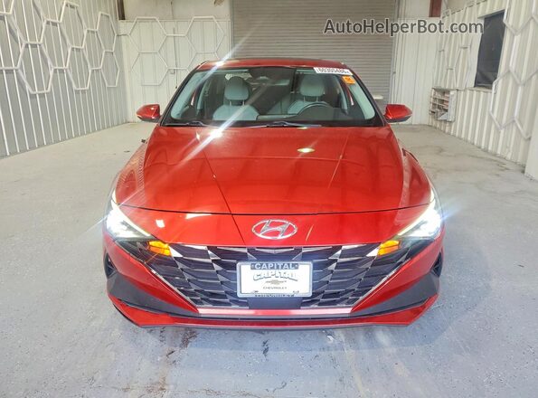 KMHLP4AG9MU153370 2021 HYUNDAI ELANTRA Красный Вид спереди