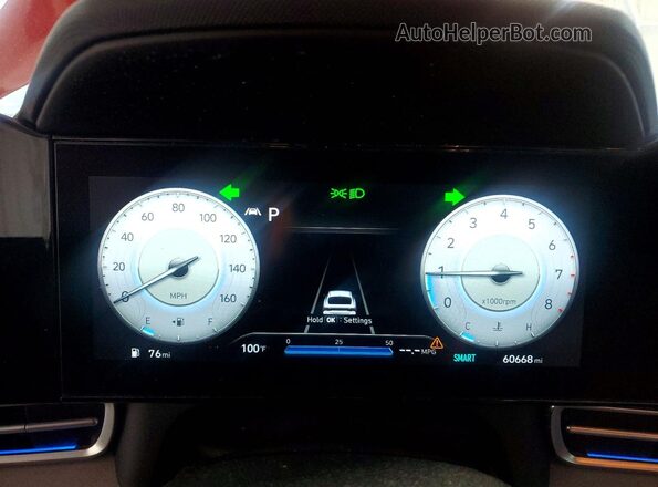 KMHLP4AG9MU153370 2021 HYUNDAI ELANTRA Красный Вид щитка приборов