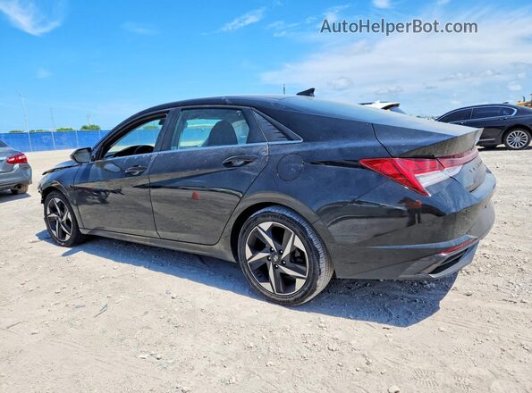 KMHLP4AG9PU508302 2023 HYUNDAI ELANTRA Black Tył lewy