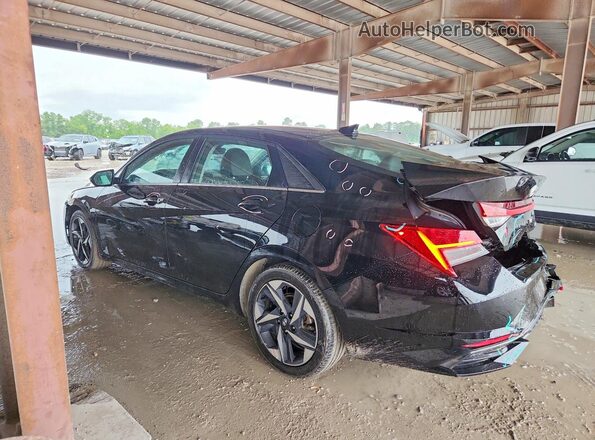 KMHLP4AGXMU118403 2021 HYUNDAI ELANTRA Black Trasero izquierdo