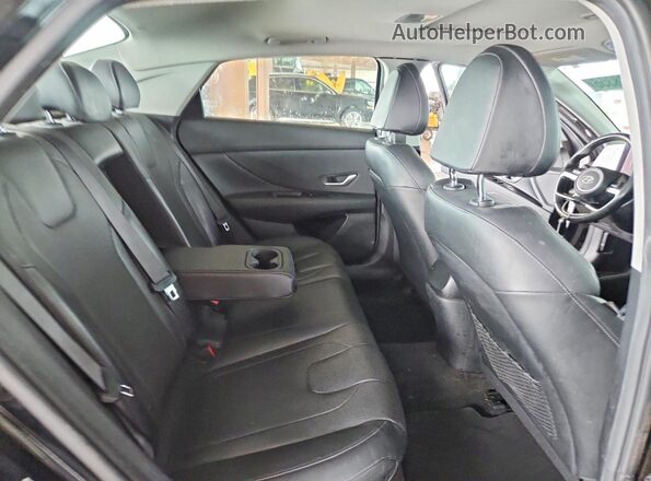 KMHLP4AGXMU118403 2021 HYUNDAI ELANTRA Black Vista de los asientos traseros