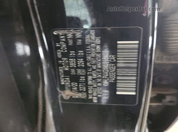 KMHLP4AGXMU118403 2021 HYUNDAI ELANTRA Black Vista del compartimento del motor