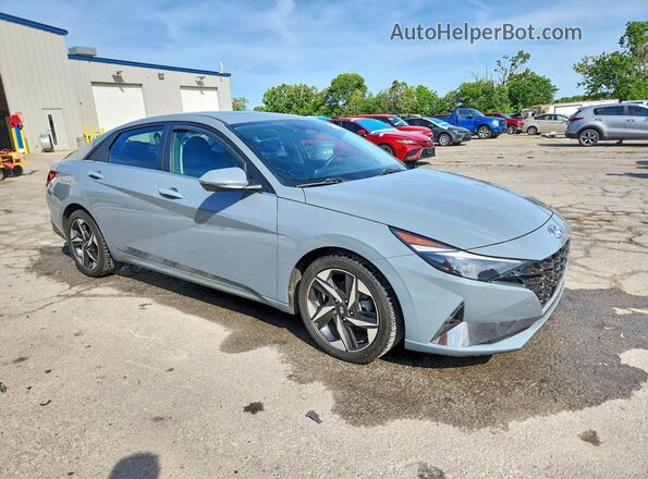 KMHLP4AGXMU170940 2021 HYUNDAI ELANTRA Gray Передня права чверть