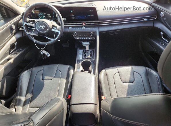 KMHLP4AGXMU170940 2021 HYUNDAI ELANTRA Gray Вид панелі приладів