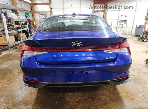 KMHLP4AGXPU600180 2023 HYUNDAI ELANTRA Blue Vista trasera