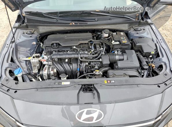 KMHLP4DG0RU730368 2024 HYUNDAI ELANTRA Серый Вид задней части салона