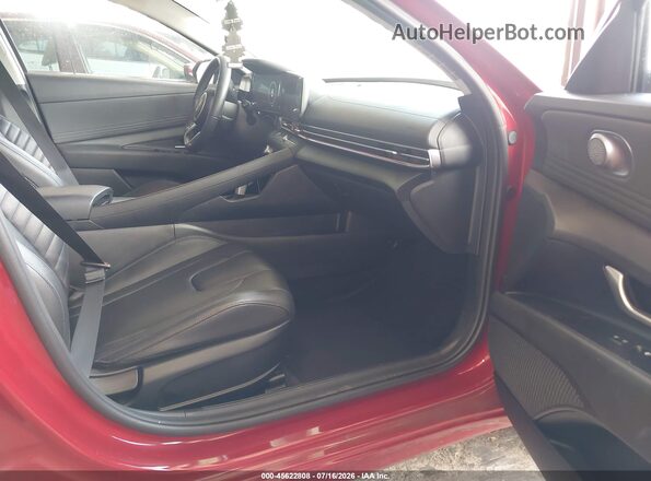 KMHLP4DG0SU975564 2025 HYUNDAI ELANTRA Burgundy Vista interior delantera