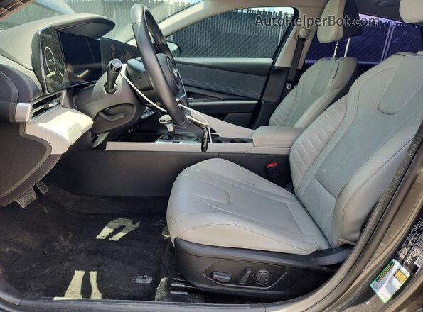 KMHLP4DG1RU683884 2024 HYUNDAI ELANTRA Серый Вид салона спереди