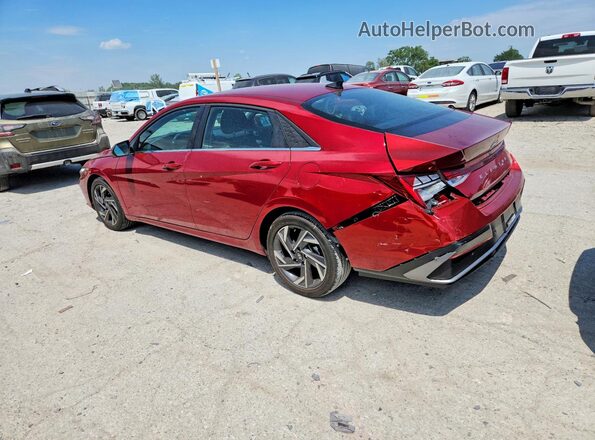 KMHLP4DG2RU838975 2024 HYUNDAI ELANTRA Бордовый Задняя левая четверть