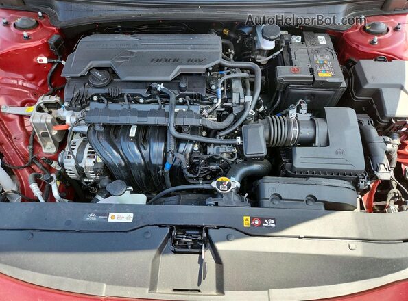 KMHLP4DG2RU838975 2024 HYUNDAI ELANTRA Бордовый Вид задней части салона