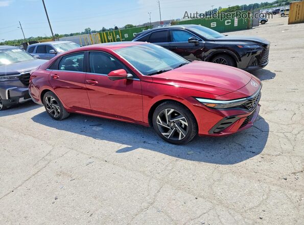 KMHLP4DG2RU838975 2024 HYUNDAI ELANTRA Бордовый Передняя правая четверть