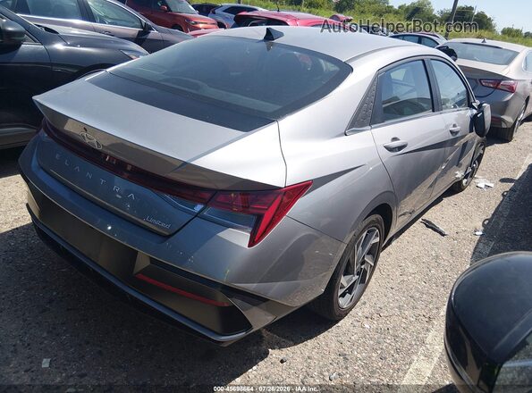 KMHLP4DG2SU968941 2025 HYUNDAI ELANTRA Gray Trasero derecho