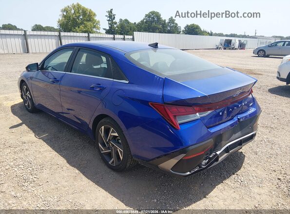 KMHLP4DG4RU836337 2024 HYUNDAI ELANTRA Синий Задняя левая четверть