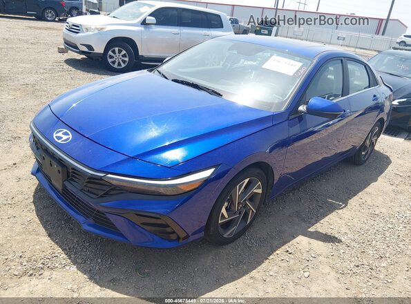 KMHLP4DG4RU836337 2024 HYUNDAI ELANTRA Синий Передняя левая четверть