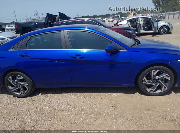 KMHLP4DG4RU836337 2024 HYUNDAI ELANTRA Синий Вид задней части салона