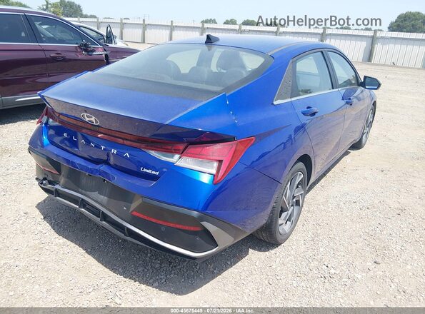 KMHLP4DG4RU836337 2024 HYUNDAI ELANTRA Синий Задняя правая четверть