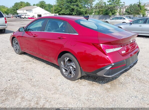 KMHLP4DG5RU813214 2024 HYUNDAI ELANTRA Red Rear left