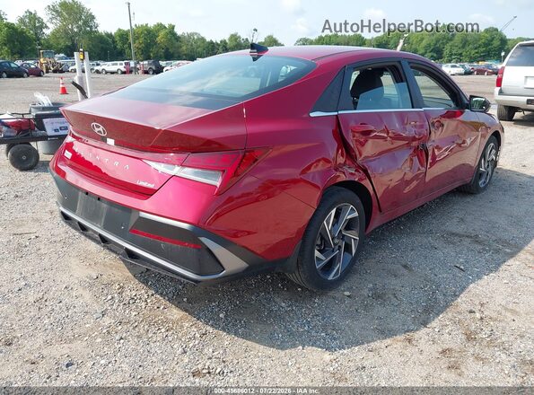 KMHLP4DG5RU813214 2024 HYUNDAI ELANTRA Red Rear right