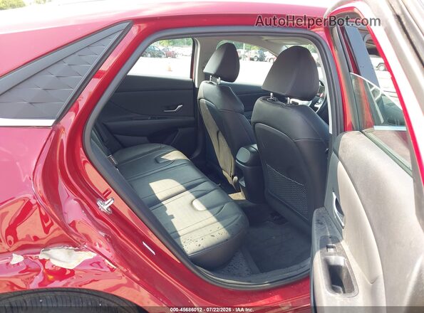 KMHLP4DG5RU813214 2024 HYUNDAI ELANTRA Red VIN sticker view