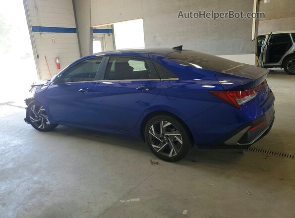 KMHLP4DG7SU072067 2025 HYUNDAI ELANTRA Blue Հետևի ձախ