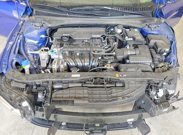 KMHLP4DG7SU072067 2025 HYUNDAI ELANTRA Blue Սալոնի հետևի տեսք