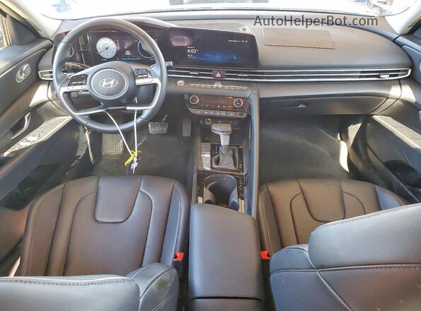 KMHLP4DG8SU080002 2025 HYUNDAI ELANTRA Gray Dashboard view