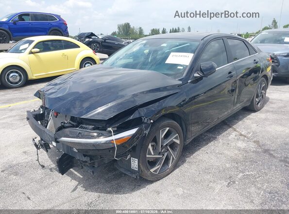 KMHLP4DGXRU755763 2024 HYUNDAI ELANTRA Black Front left