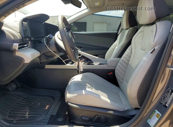 KMHLP4DGXRU828324 2024 HYUNDAI ELANTRA Gray Вид салону спереду