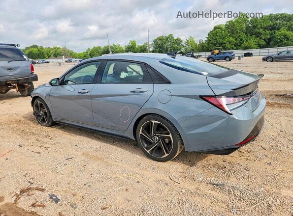 KMHLR4AF1NU325670 2022 HYUNDAI ELANTRA Gray Հետևի ձախ