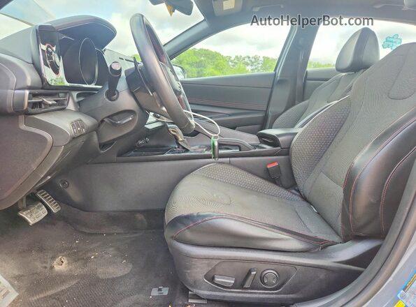 KMHLR4AF1NU325670 2022 HYUNDAI ELANTRA Gray Սալոնի դիմացի տեսք